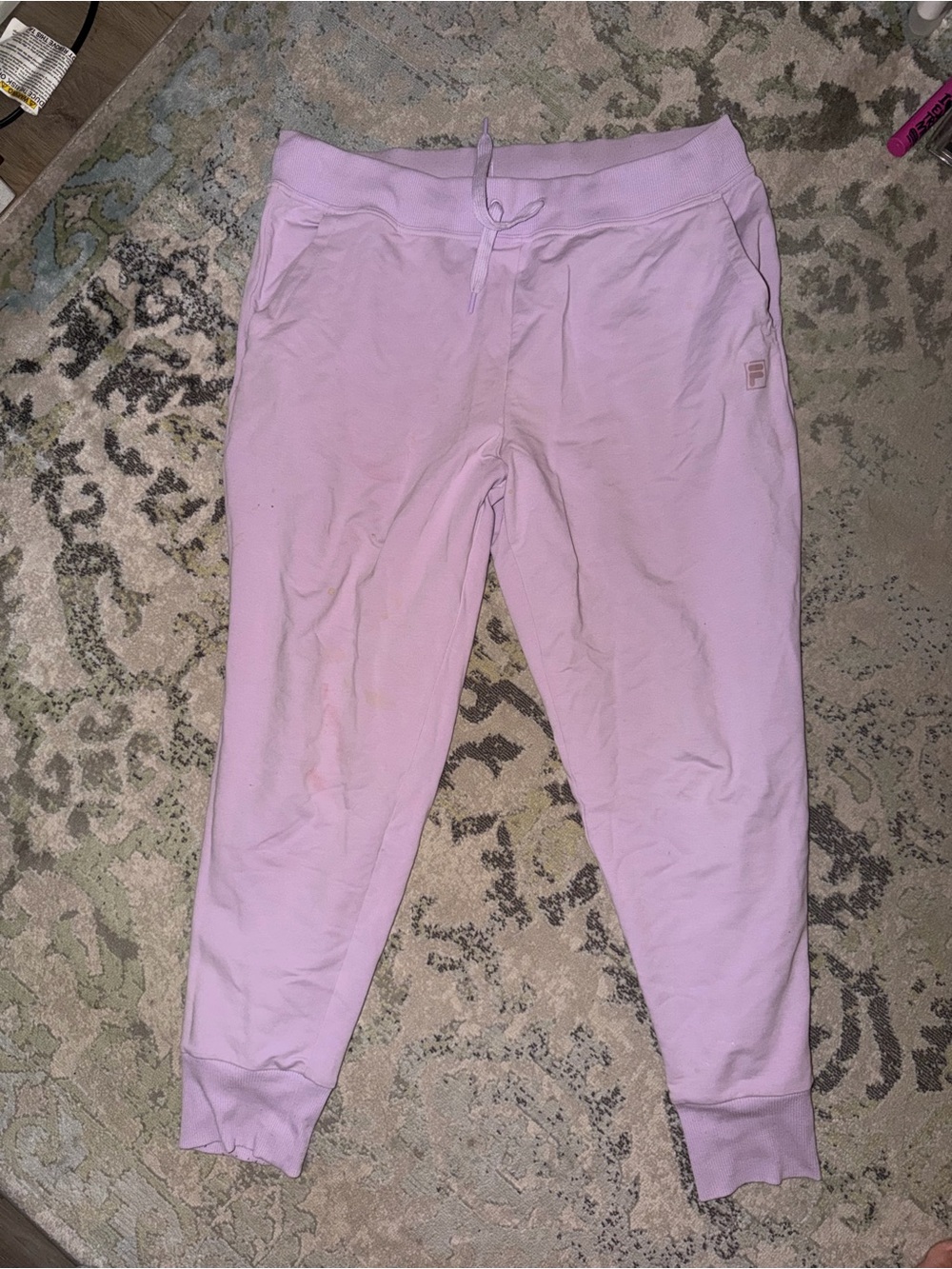 Fila Purple Jogger Sweatpants